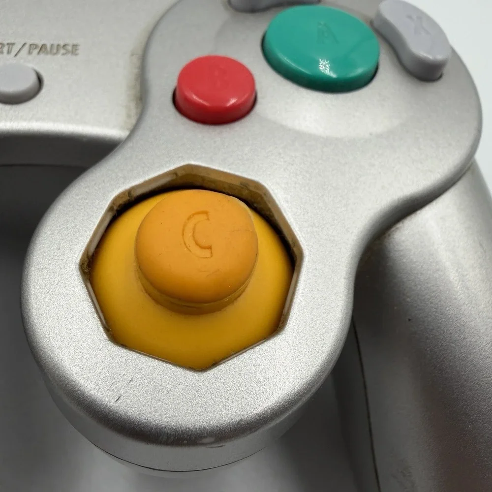 Silver Platinum Official Nintendo GameCube Switch Controller OEM DOL-003‎